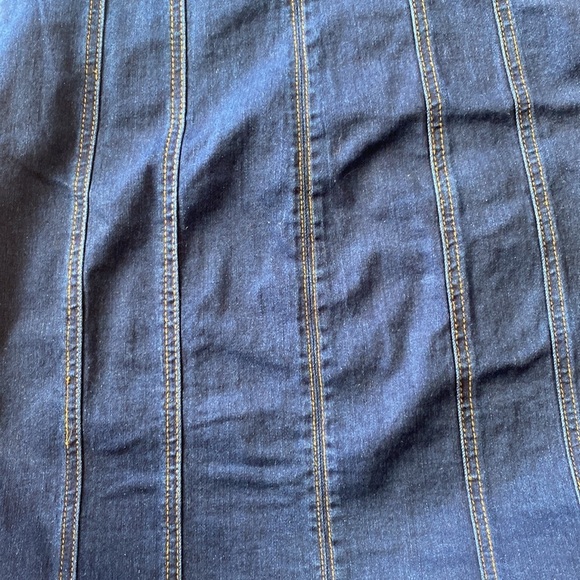 Princess Polly NWOT HOUSER MINI STRAPLESS DRESS DARK DENIM Size 6 - Picture 13 of 15